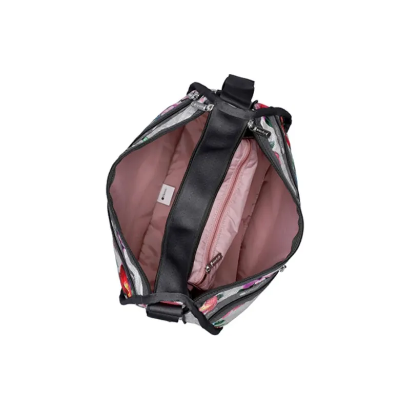 LeSportsac Polyester Shoulder Bag Women's Dark Gray & Multicolor-3