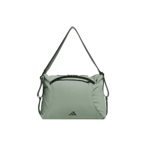Adidas Polyamide Crossbody Bag Shoulder Bag Medium Size Women's Dusty Green