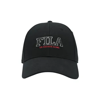 FILA ORIGINALE Cotton Baseball Caps Men's Jet Black