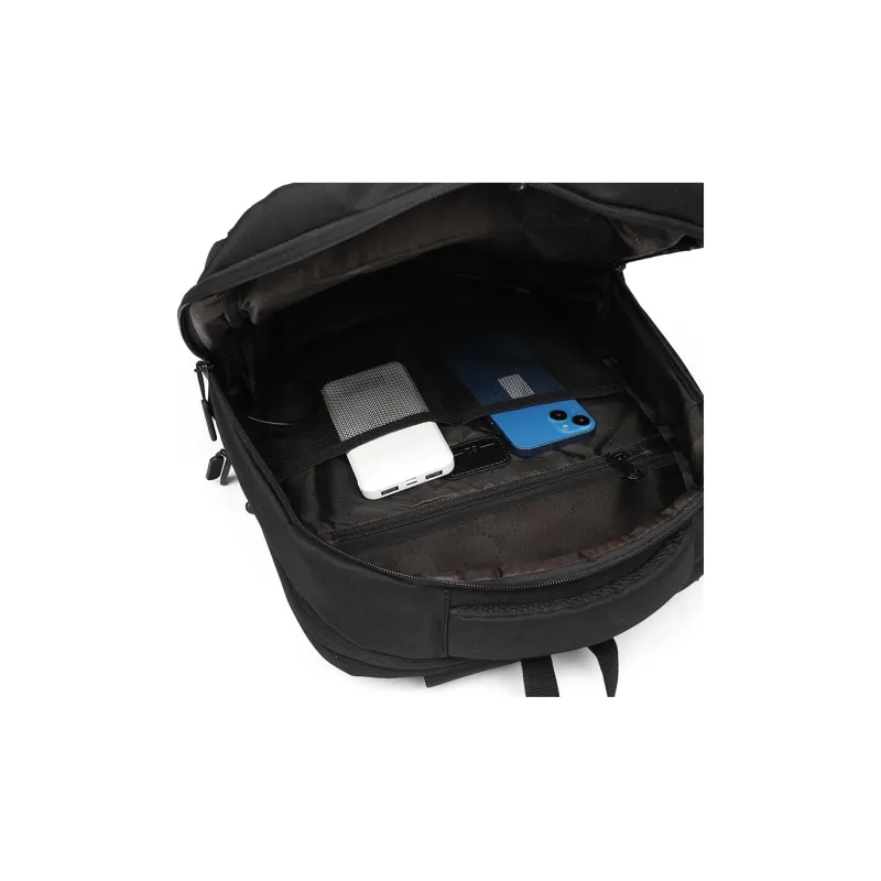 VINEY Oxford Backpack Regular Men's Black-4