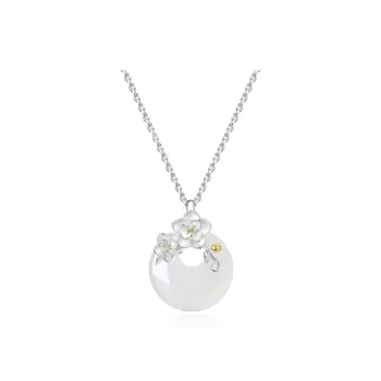 Lang Wind S925 Silver Necklaces Women's