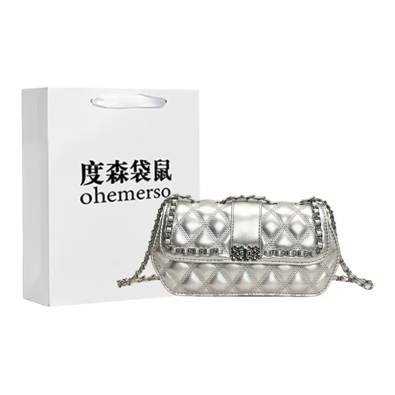 Dusen Kangaroo PU Shoulder Bag Women's Multicolor-4