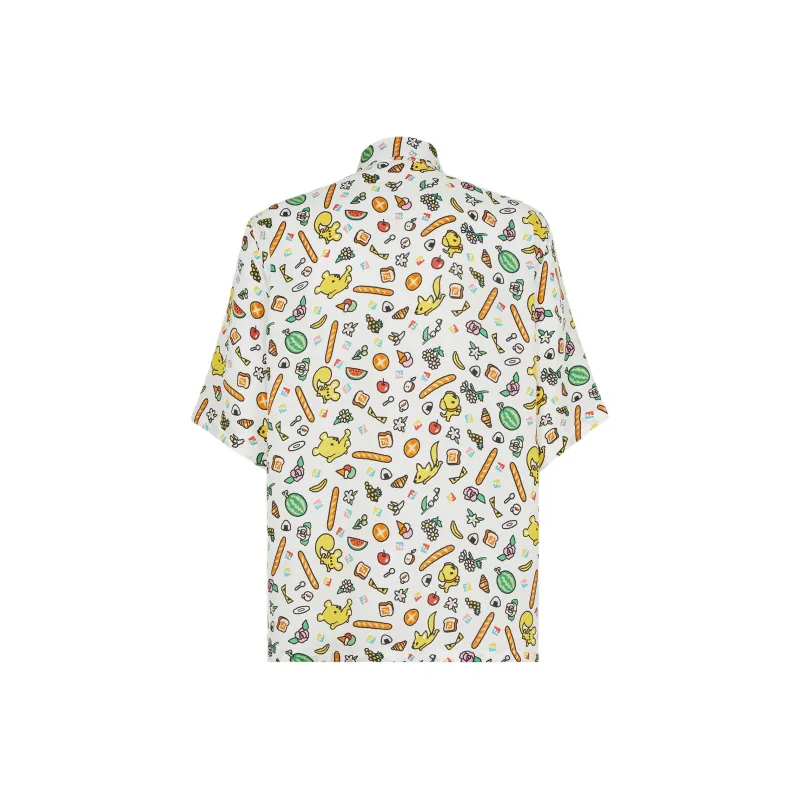 FENDI SS25 Silvia And The Baguette Capsule Collection Shirt Men's Multicolor-1