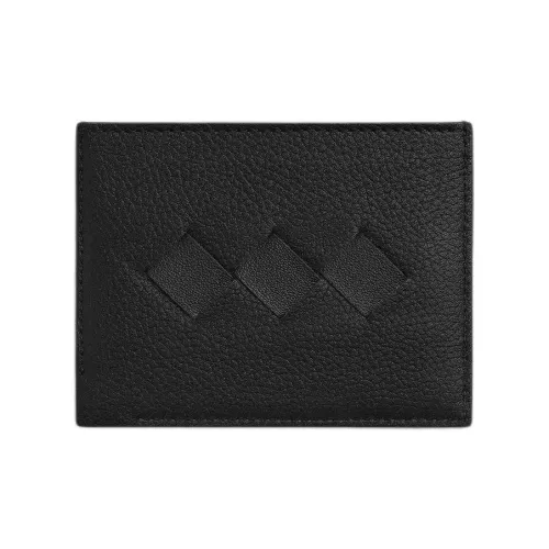 Bottega Veneta Cow Leather Card Holder Men's Black