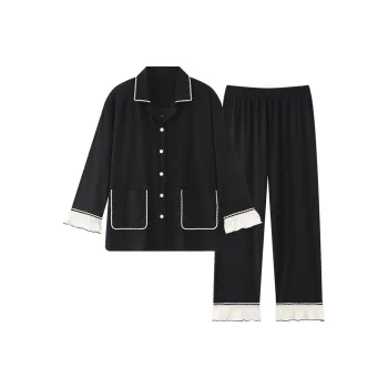 O'MESIK Pajama Set Women's Black
