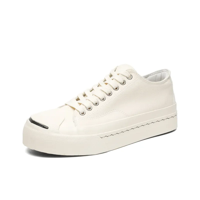 HACKBUTEER Low Top Canvas Shoes Unisex Box Included-8