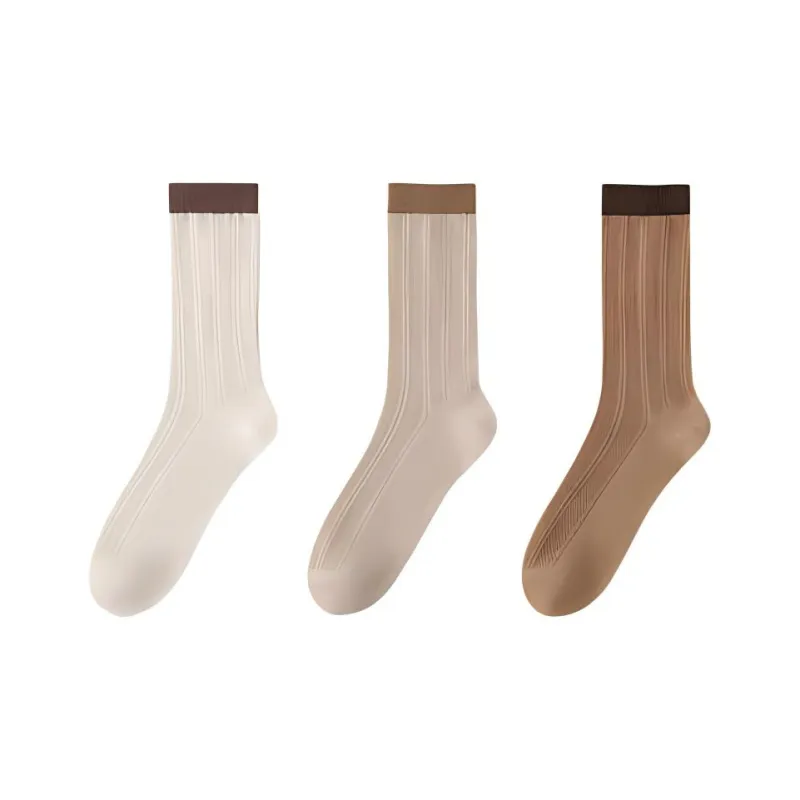 Temooues Mid Calf Socks Women's Combo Set-5