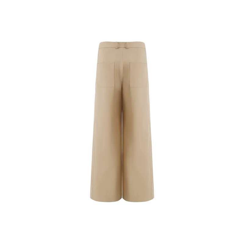 ELEVEN SLEEP Casual Pants Women's Khaki-1