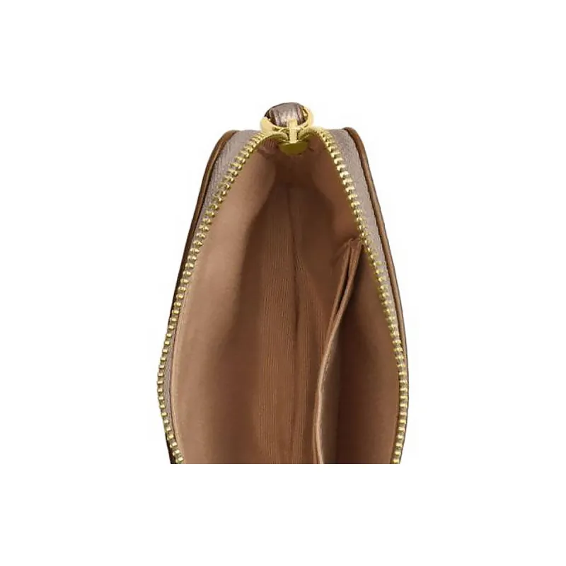 COACH Artificial Leather Clutch Small Size Women's Champagne-2