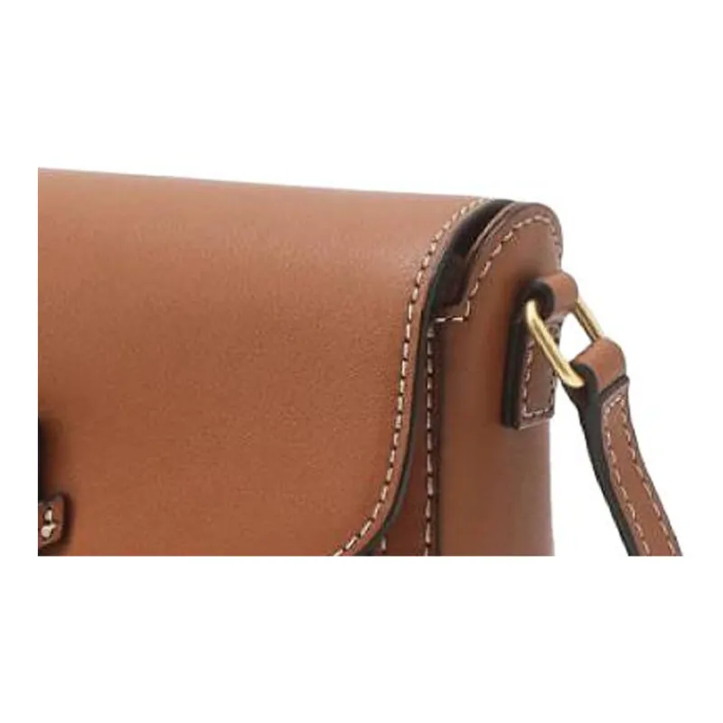 JILL STUART Natural Leather Shoulder Bag Mini Women's Brown-2