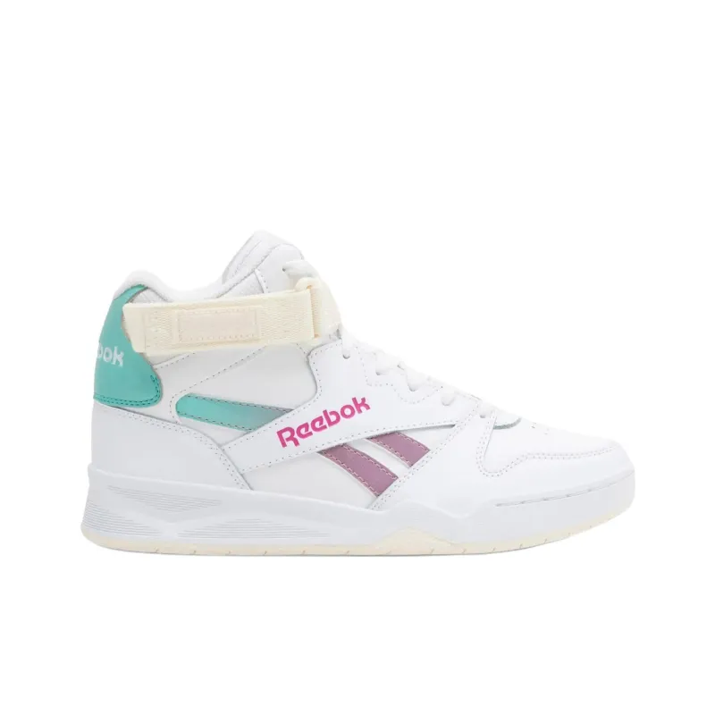 Reebok Women's Royal BB4500 High Strap 'White Infused Lilac Teal' Women's-1