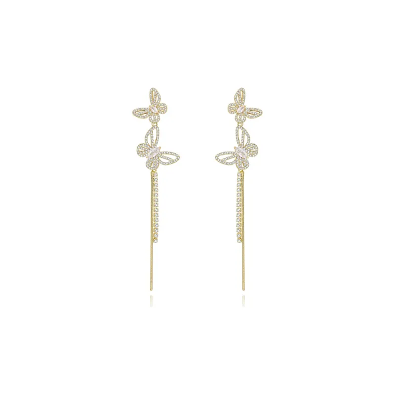 MCK 925 Silver Needles Earrings Women's-0