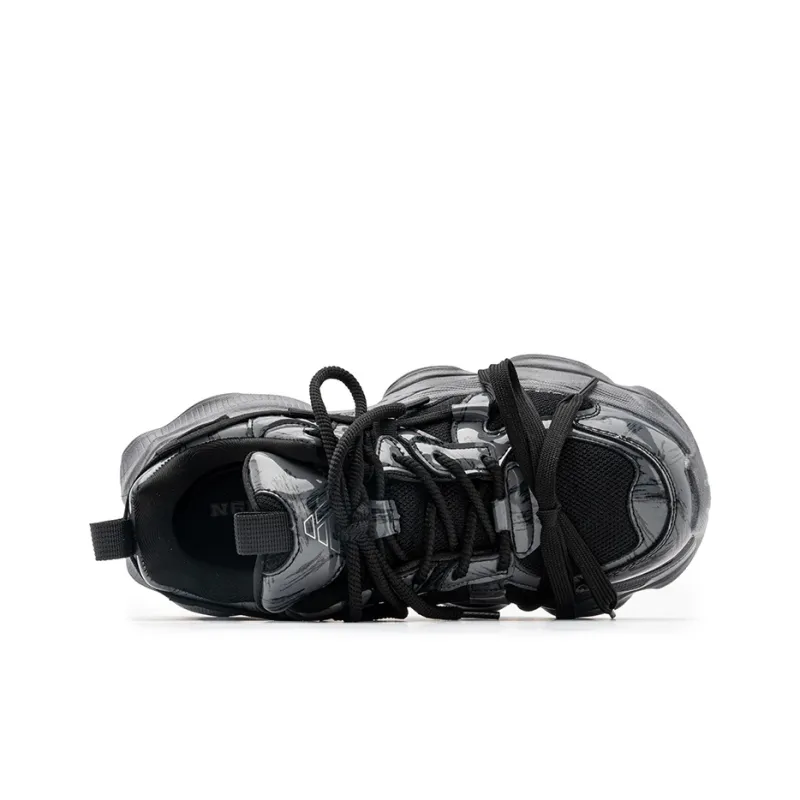 N6K8 Wear Resistant Height Increasing Low Top Chunky Sneakers Unisex-8