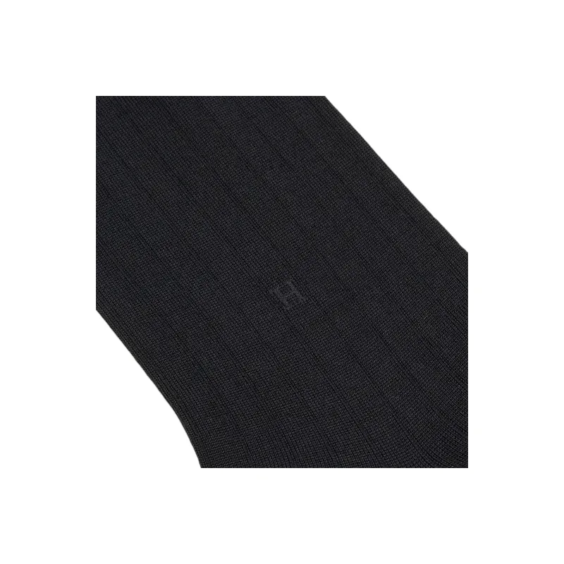 HERMES Mid Calf Socks Men's 1 Pack Black-1