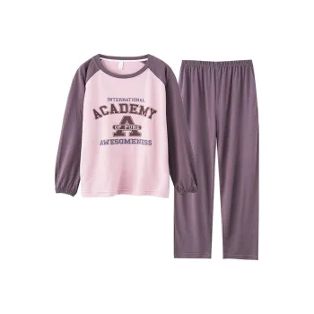 WANANNI Pajama Set Women's Pink Purple