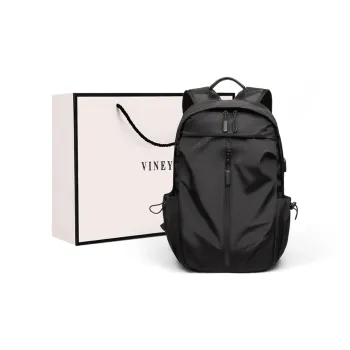 VINEY Oxford Backpack Men's Black