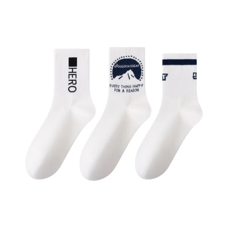 Cotton Gene Basketball Socks Men's Combo Set-4