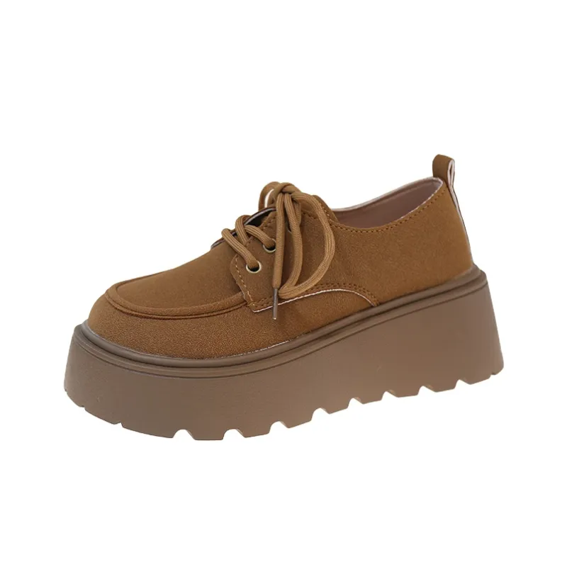 BINGO DUCK Slip Resistant Height Increasing Low Top Casual Shoes Women's-7