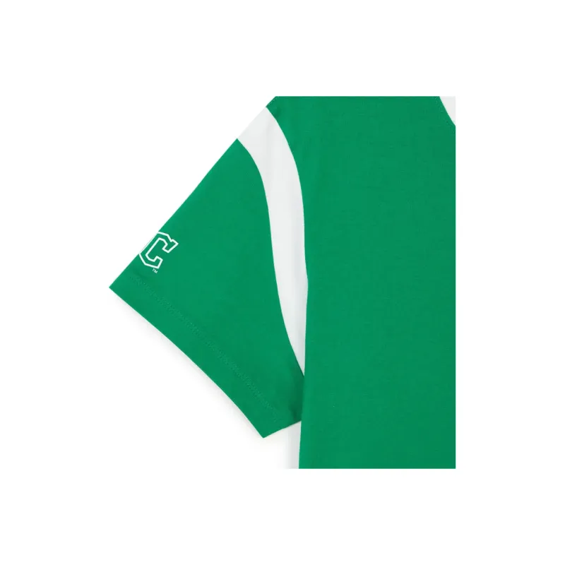 MLB Drop Shoulder Sleeve T Shirt Women's Green-3