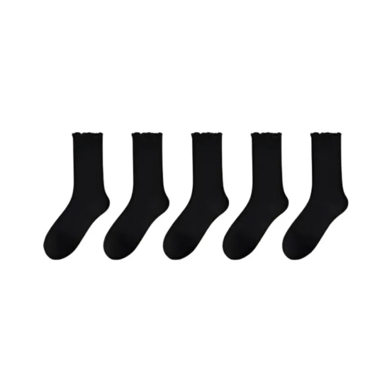 Temooues Mid Calf Socks Women's Combo Set-12