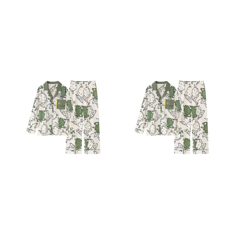 Cotton Gene Pajama Set Unisex Combo Set-26