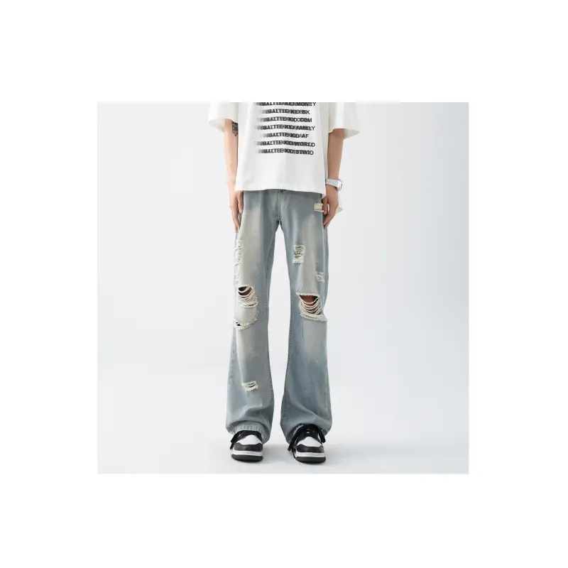 RICE NINE TEN Jeans Unisex Light Blue-2
