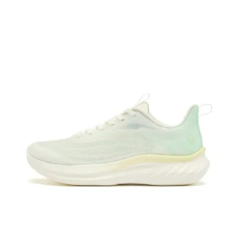 QIAODAN Cushioning, Slip Resistant, And Abrasion Resistant Low Top Casual Running Shoes Women's Green