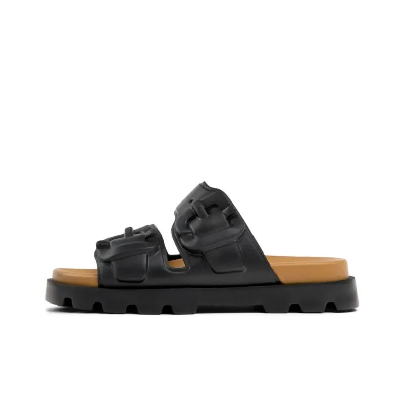 CAMPER EVA Slip Resistant Abrasion Resistant Slide Slippers Women's Black-0