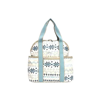 LeSportsac Polyester Backpack Women's Beige & Blue