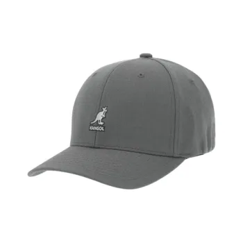 KANGOL Wool Baseball Caps Unisex Gray
