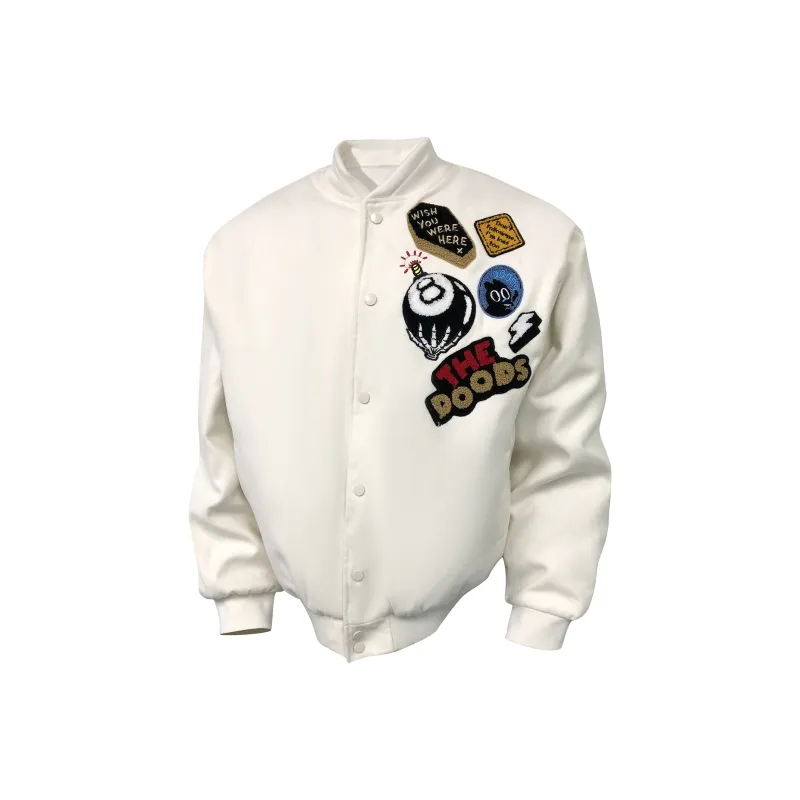 KIRHNE Jackets Coats Unisex White-5