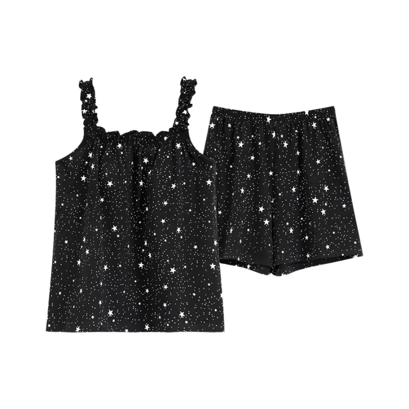 Xiang Ning Pai Pajama Set Women's Black-0