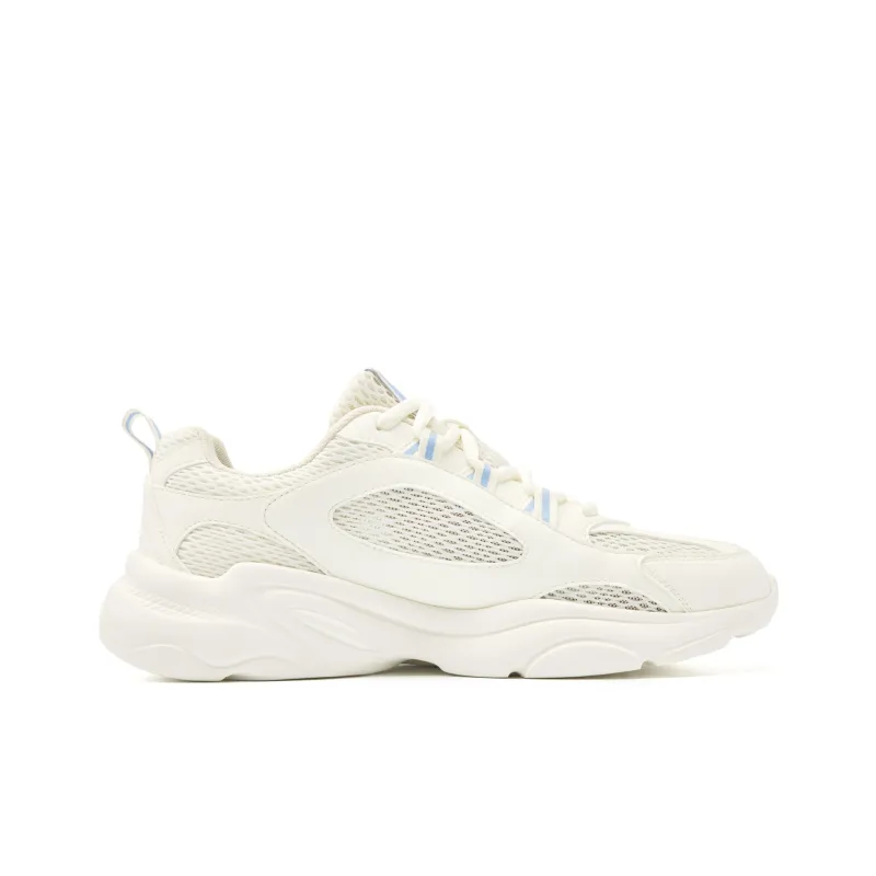 QIAODAN Anti Slip And Wear Resistant Quick Dry Low Top Casual Shoes Men's White Blue-1