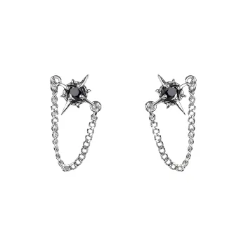 KING OF BLING Alloy Earrings Unisex