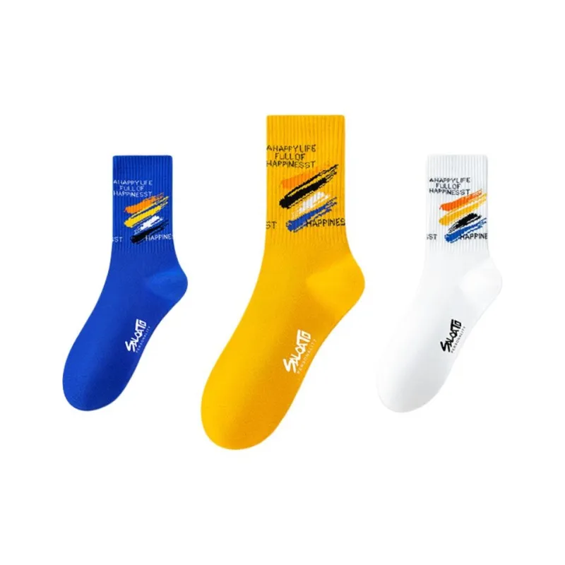 Cotton Gene Mid Calf Socks Men's 3 Pack-4
