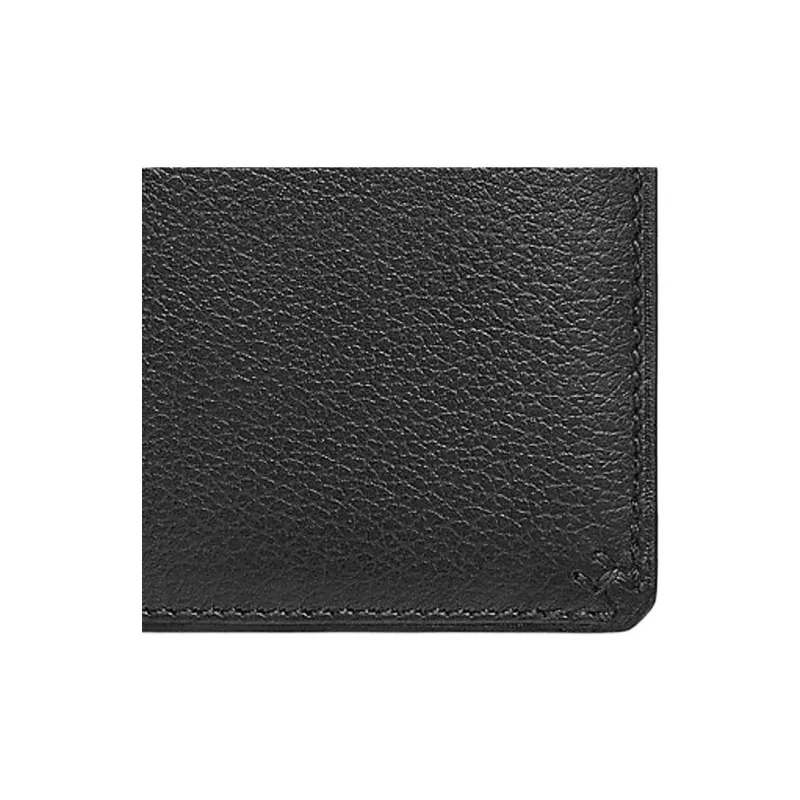 HERMES H Sellier Evergrain Calfskin Card Holder Men's Black-3