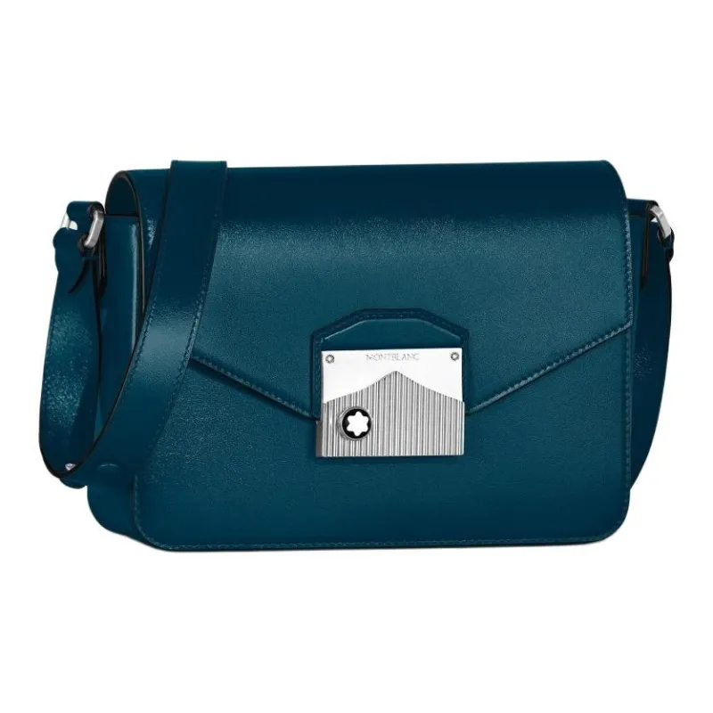 MONTBLANC Meisterstuck Grain Cow Leather Messenger Bag Shoulder Bag Men's Mediterranean Blue-1