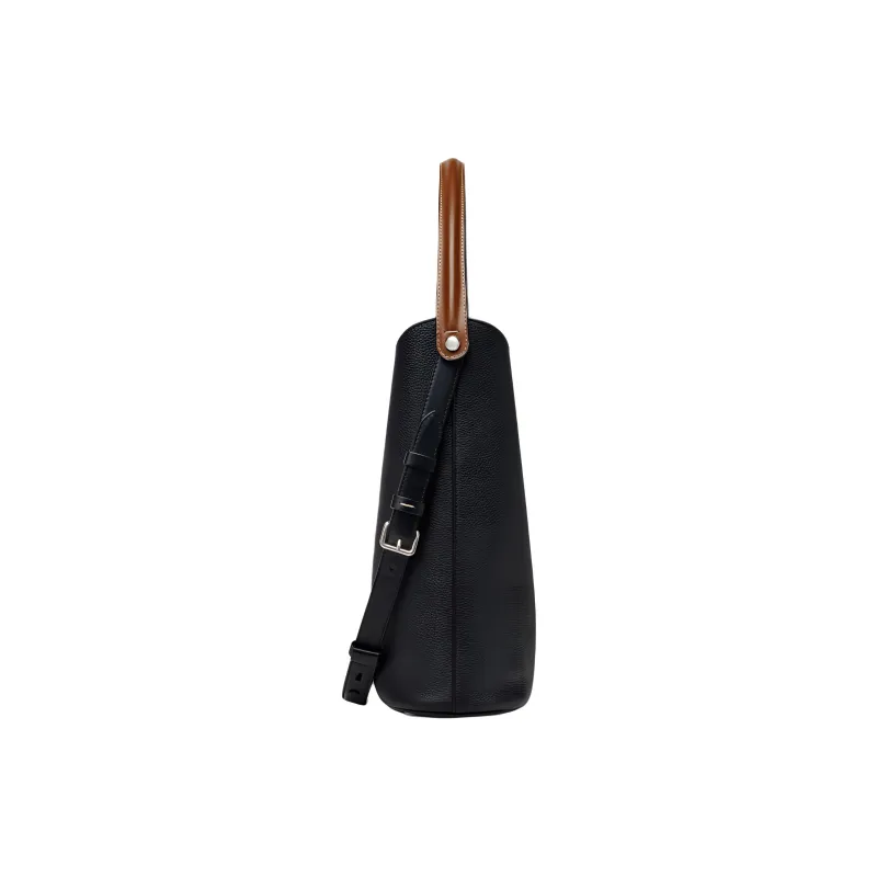 Maison Margiela Calfskin Shoulder Bag, Handbag Women's Black-2