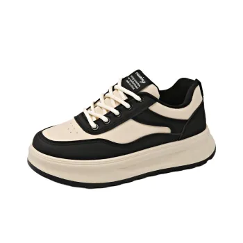 Lycakington Anti Slip And Wear Resistant Height Increasing Low Top Skateboard Shoes Women's