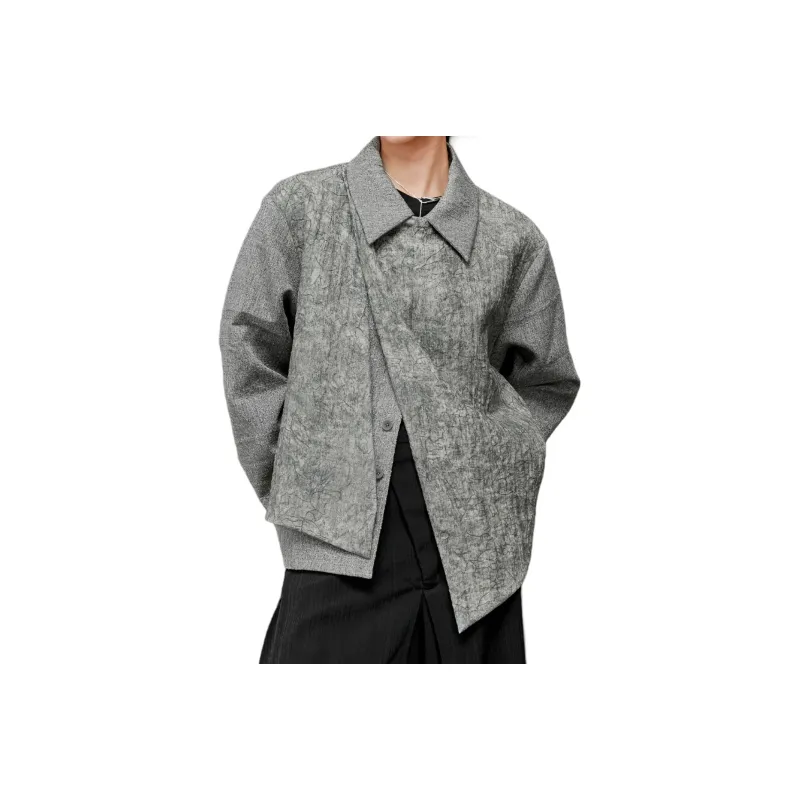 Jackets & Coats Stylish Choices Unisex Asphalt Gray Tone-2