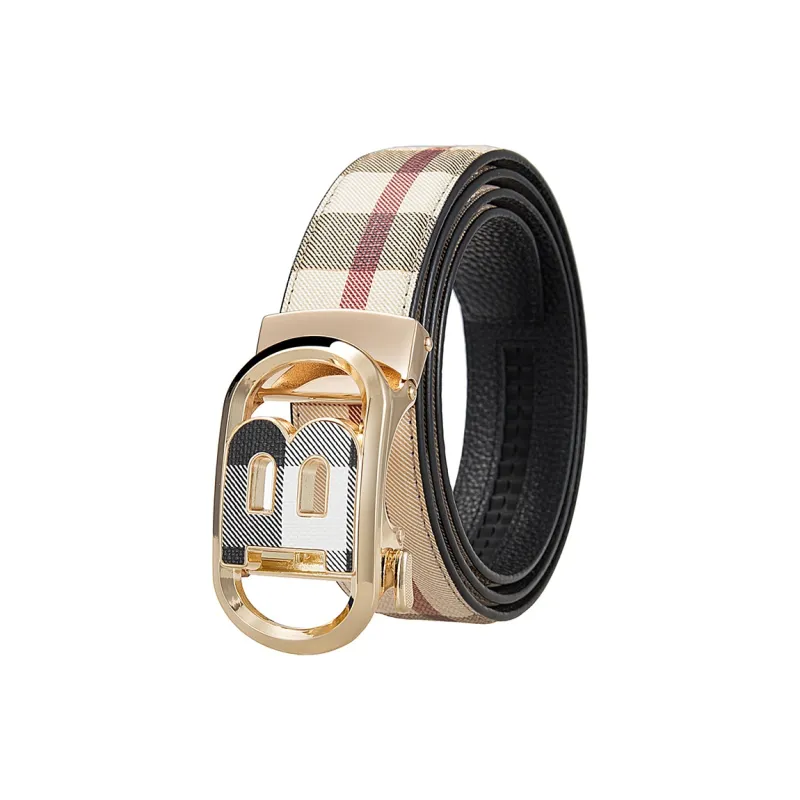 JONNY MOORE Top Grain Cow Leather Belts Men's 3.5cm-6
