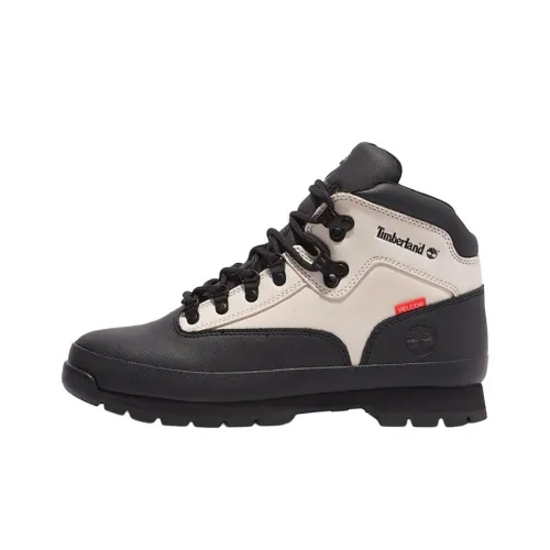 Timberland Euro Hiker Abrasion Resistant Slip Resistant Short Outdoor Boots Men's Black White