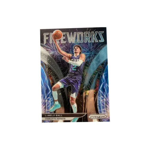 PANINI 2021 22 Hornets LaMelo Ball PRIZM Firework Teca Essential Collection Sports Cards 1 Pc
