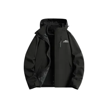 Yiwen Water Resistant Windproof Breathable Warm Windbreaker Jacket Unisex
