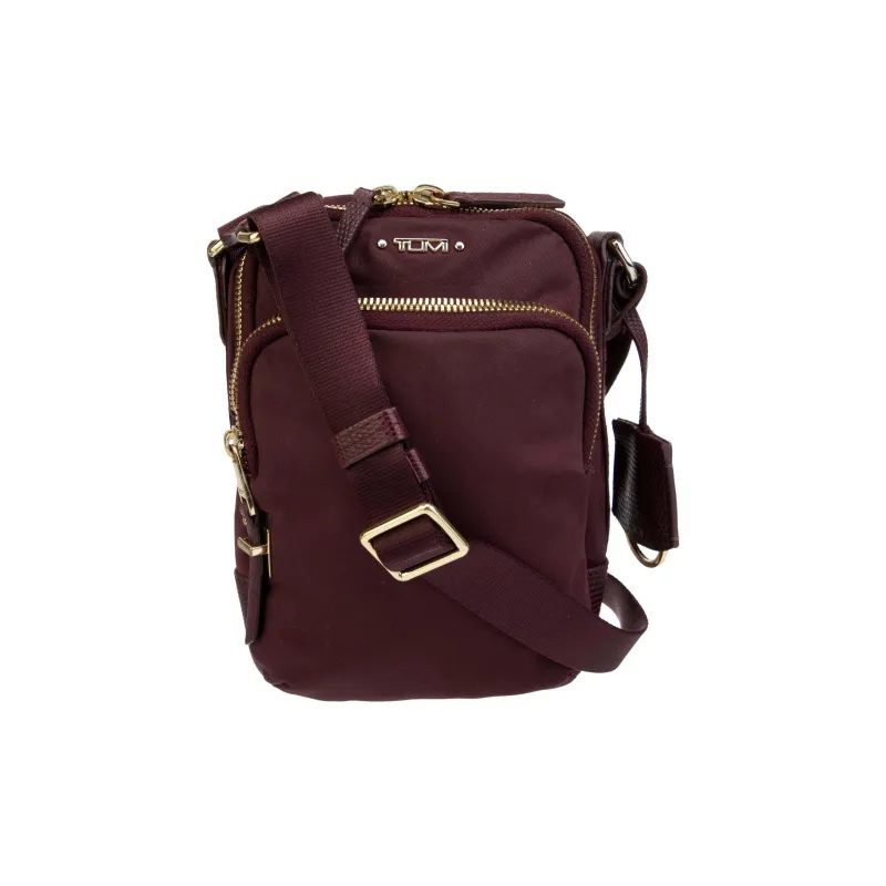 TUMI Voyageur Nylon Shoulder Bag Crossbody Bag Women's Beet Red-3