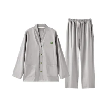 ZAO FU NIAO Pajama Set Men's Starry Gray