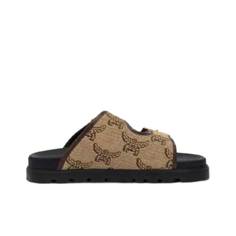 MCM EVA Slip Resistant Slide Slippers Women's Brown-1