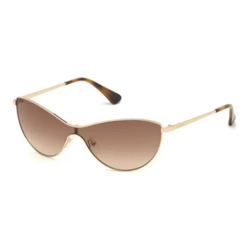 GUESS Metal Cat Eye Sunglasses Women's Gold