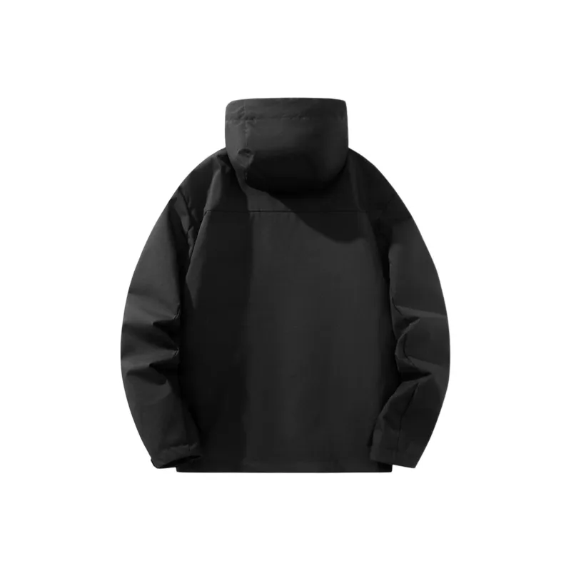 Yiwen Water Resistant Windproof Breathable Warm Windbreaker Jacket Unisex-18