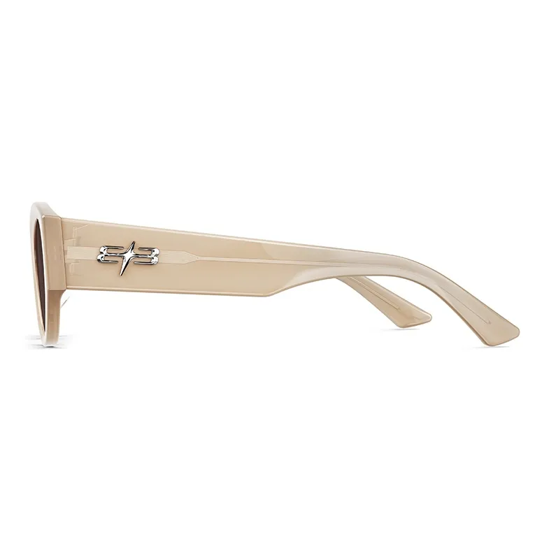 MOLSION Plate Frame Cat Eye Sunglasses Unisex-37